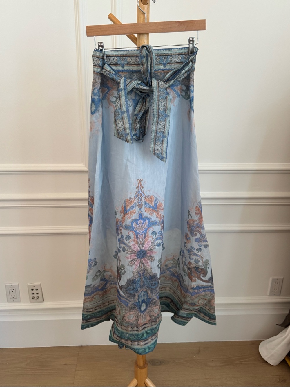 Benaar La Katherine Tie Waist Maxi Skirt